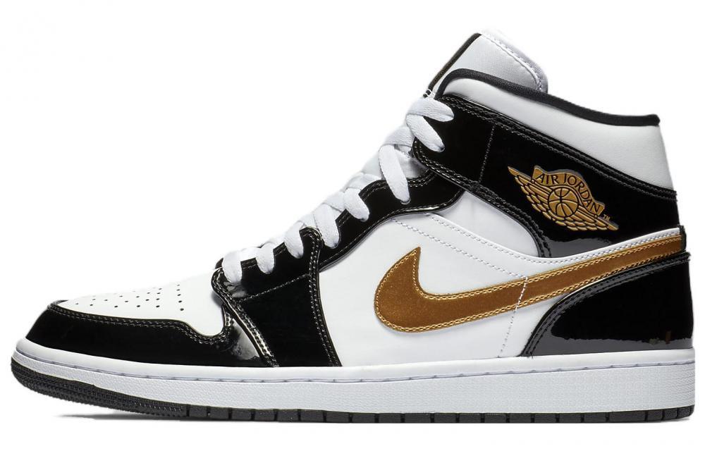 Jordan 1 Mid SE Black Gold 2023
