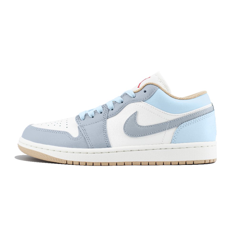 Jordan Air Jordan 1 LOW'Sail' Abrasion Resistant Low Top Vintage Basketball Shoes Men's Black Blue
