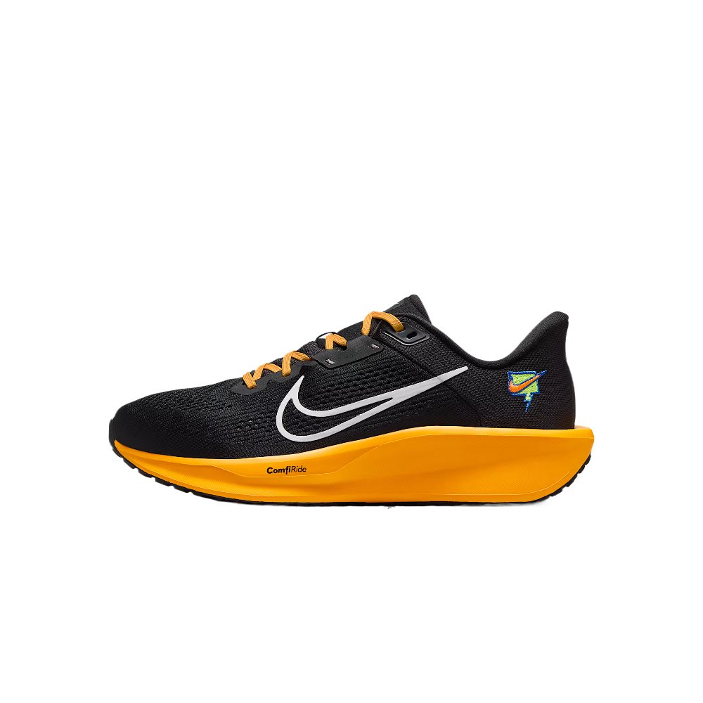 Nike Quest 6 Cushioning Abrasion Resistant Breathable Low Top Running Shoes Men's Black