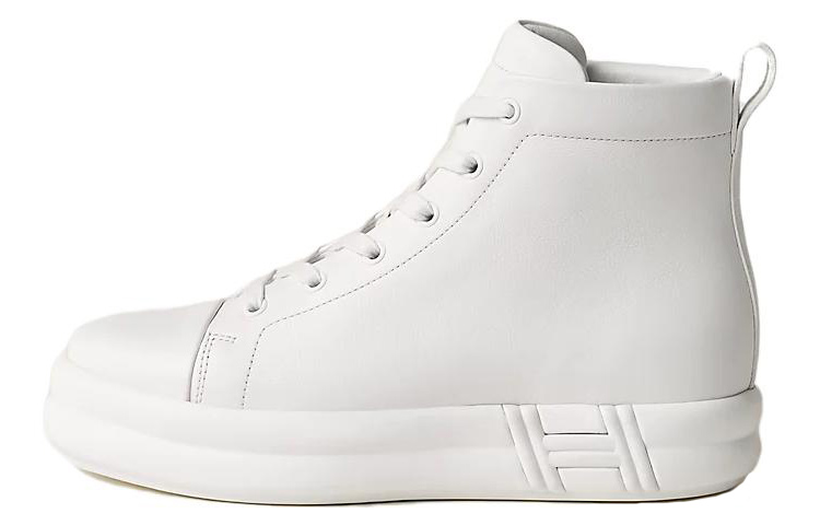 HERMES Happiness High Top Stylish Skateboarding Shoes Women's White