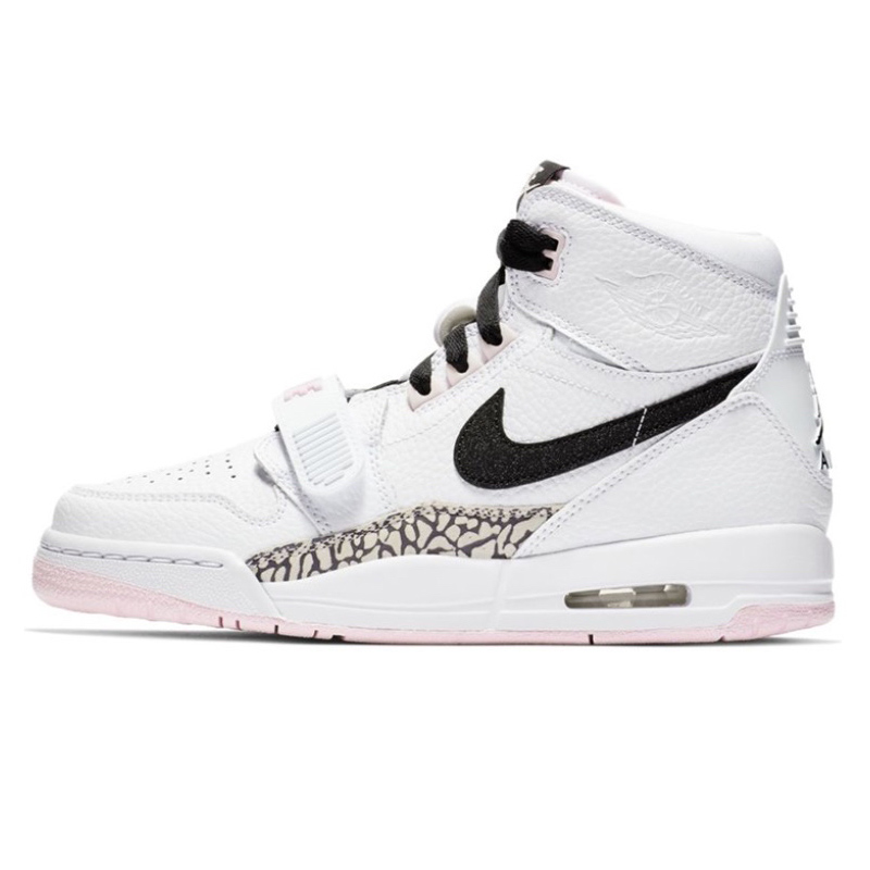 Jordan Legacy 312 High Top Vintage Basketball Shoes GS White Pink купить в интернет-магазине Yoocart с быстрой доставкой по России.