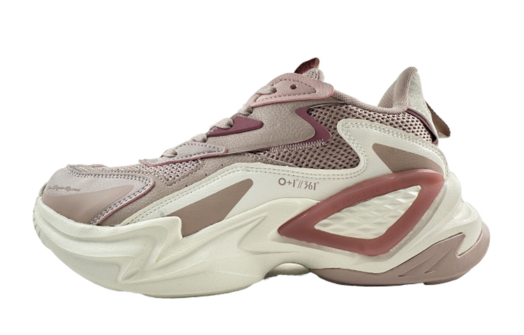 361° Cushioning, Slip Resistant, And Abrasion Resistant Low Top Sports Casual Shoes Women's Pink