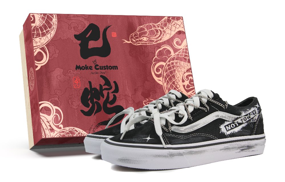 Vans Ward Anti-Slip Wear-Resistant Low-Top Canvas Shoes Unisex Black