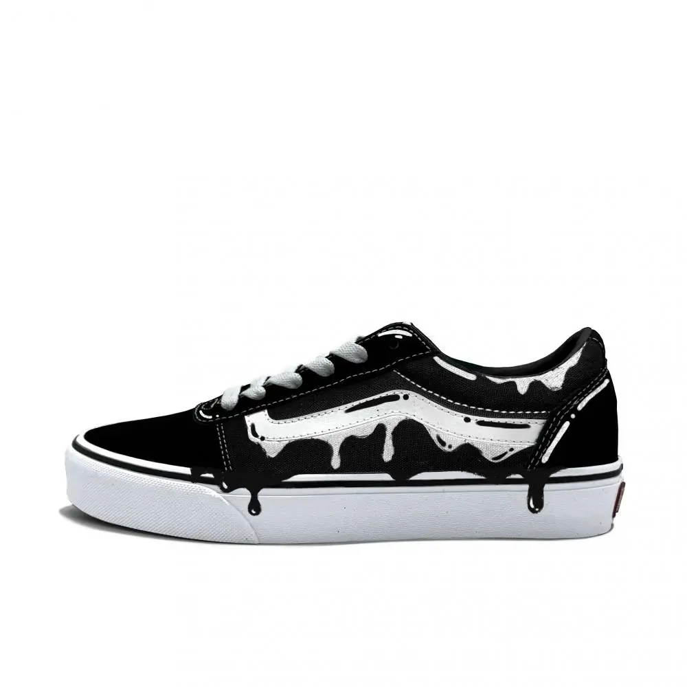 Vans Ward Abrasion Resistant Low top Skateboard Shoes Women's White