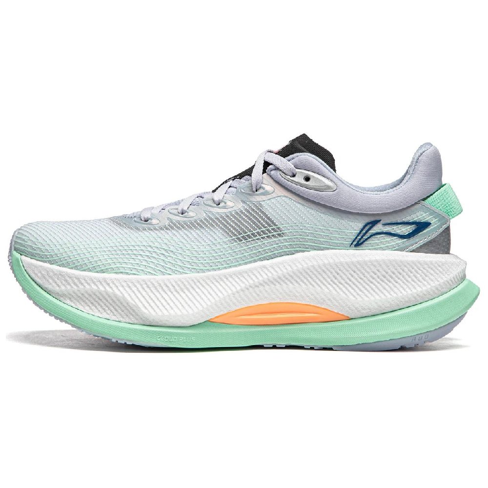 LiNing Yueying 4PRO Cushioning Anti Slip And Wear Resistant Support Rebound Low Top Running Shoes Women's Blue Green