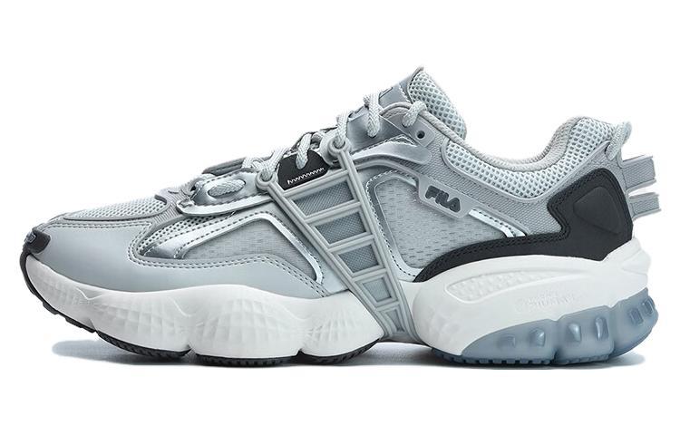 FILA LADDER Anti-Slip Wear-Resistant Low-Top Casual Shoes Men's Silver Gray