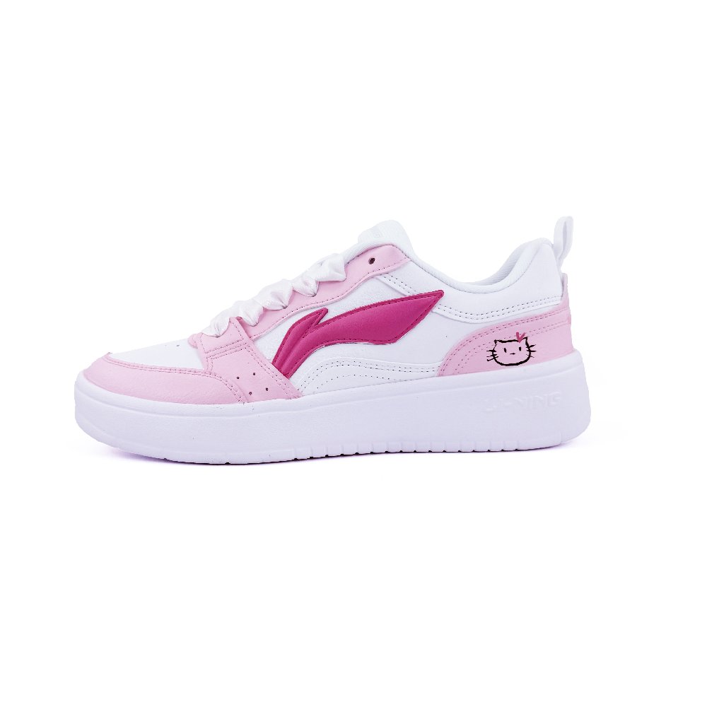 LiNing Acer Truncatum Slip Resistant, Balance, Lightweight Low Top Skateboard Shoes Unisex Pink