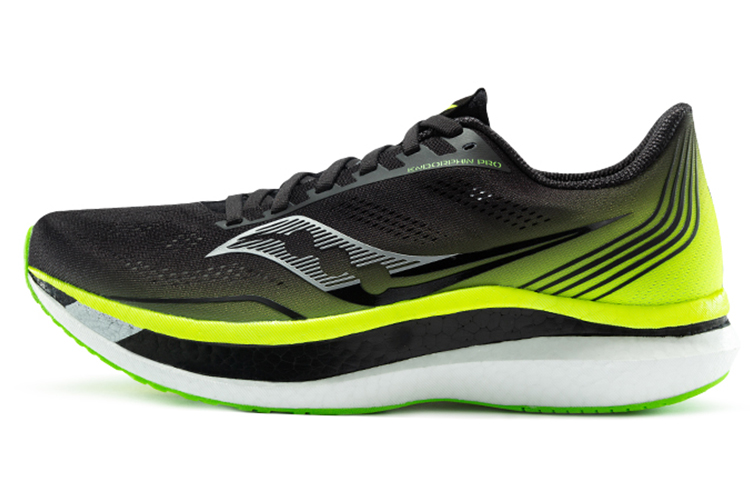 Saucony Anti-Slip Wear-Resistant Low-Top Running Shoes Men's Black Green