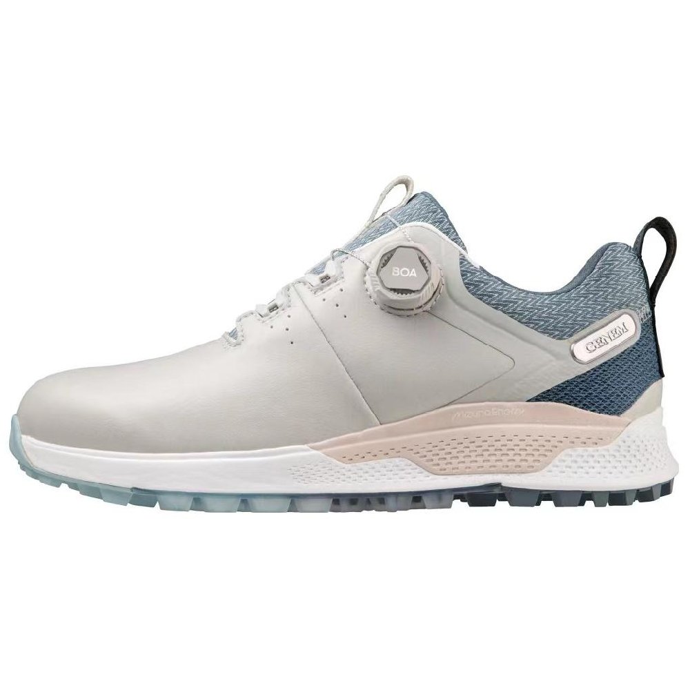 Mizuno Anti-Slip And Wear-Resistant Water-Resistant Low-Top Golf Shoes Men's Gray