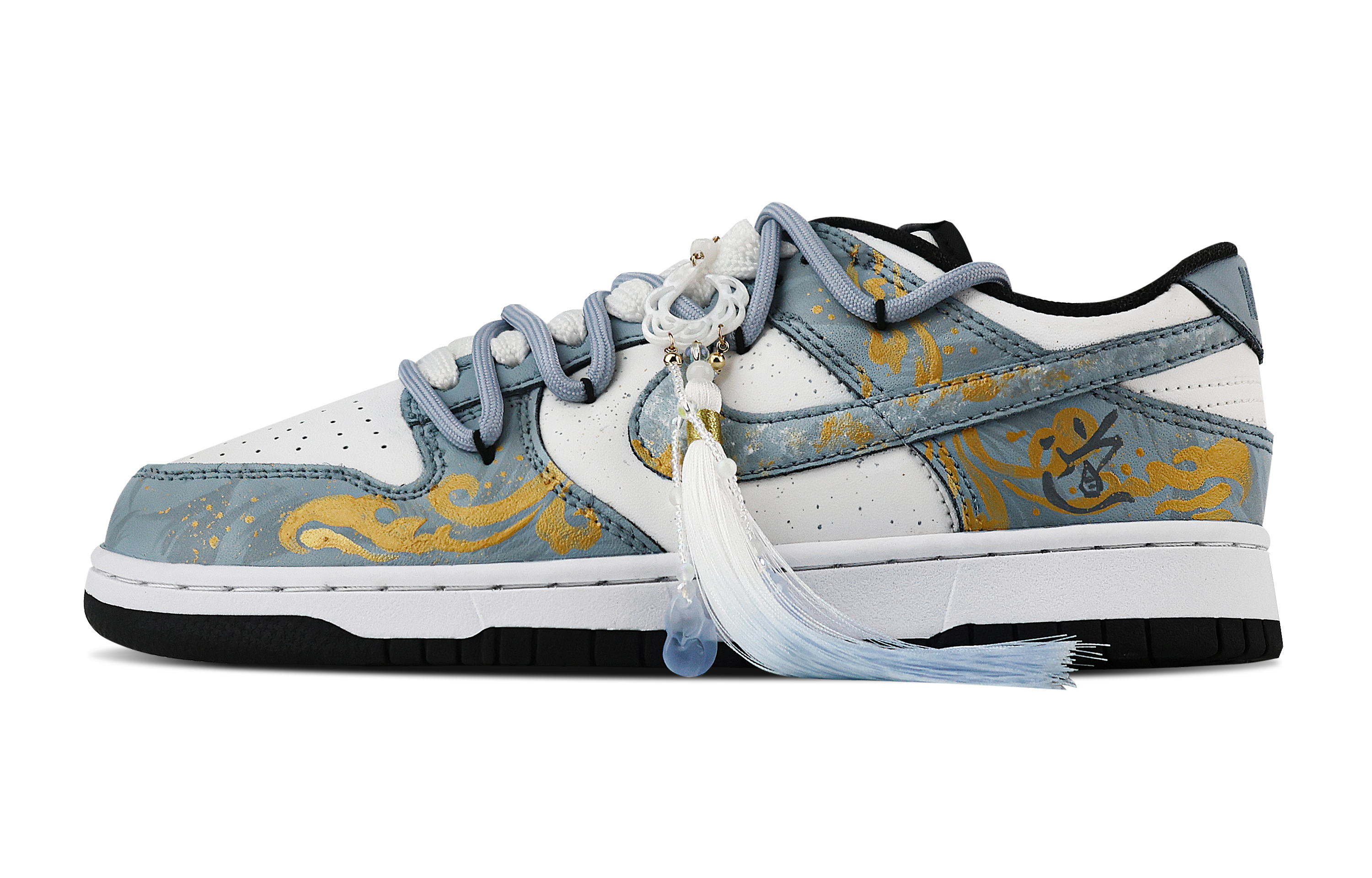 Nike Dunk Auspicious Cloud District Slip Resistant Abrasion Resistant Low top Skateboard Shoes Unisex
