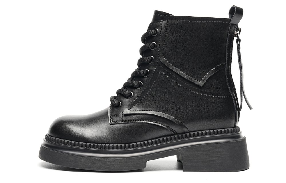EBLAN Short Martin Boot Women's Black