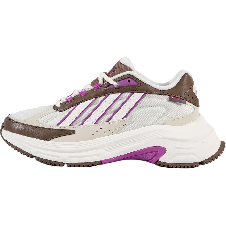 Adidas FC CLASSIC Cushioning Slip Resistant Low Top Casual Shoes Women's White Purple