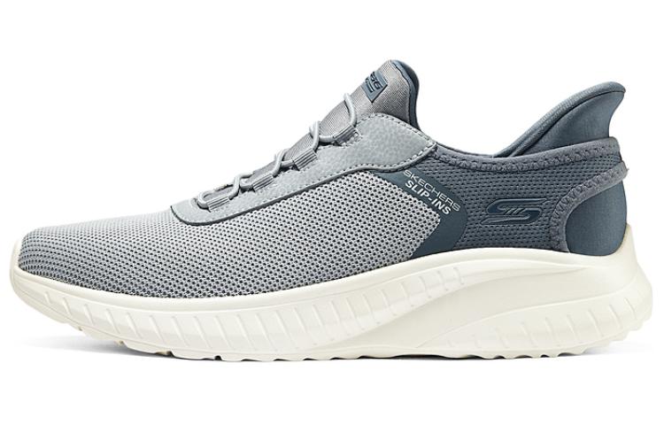 Skechers Hands Free Slip Ins Wear resistant And Lightweight Low Top Casual Shoes Men's Gray