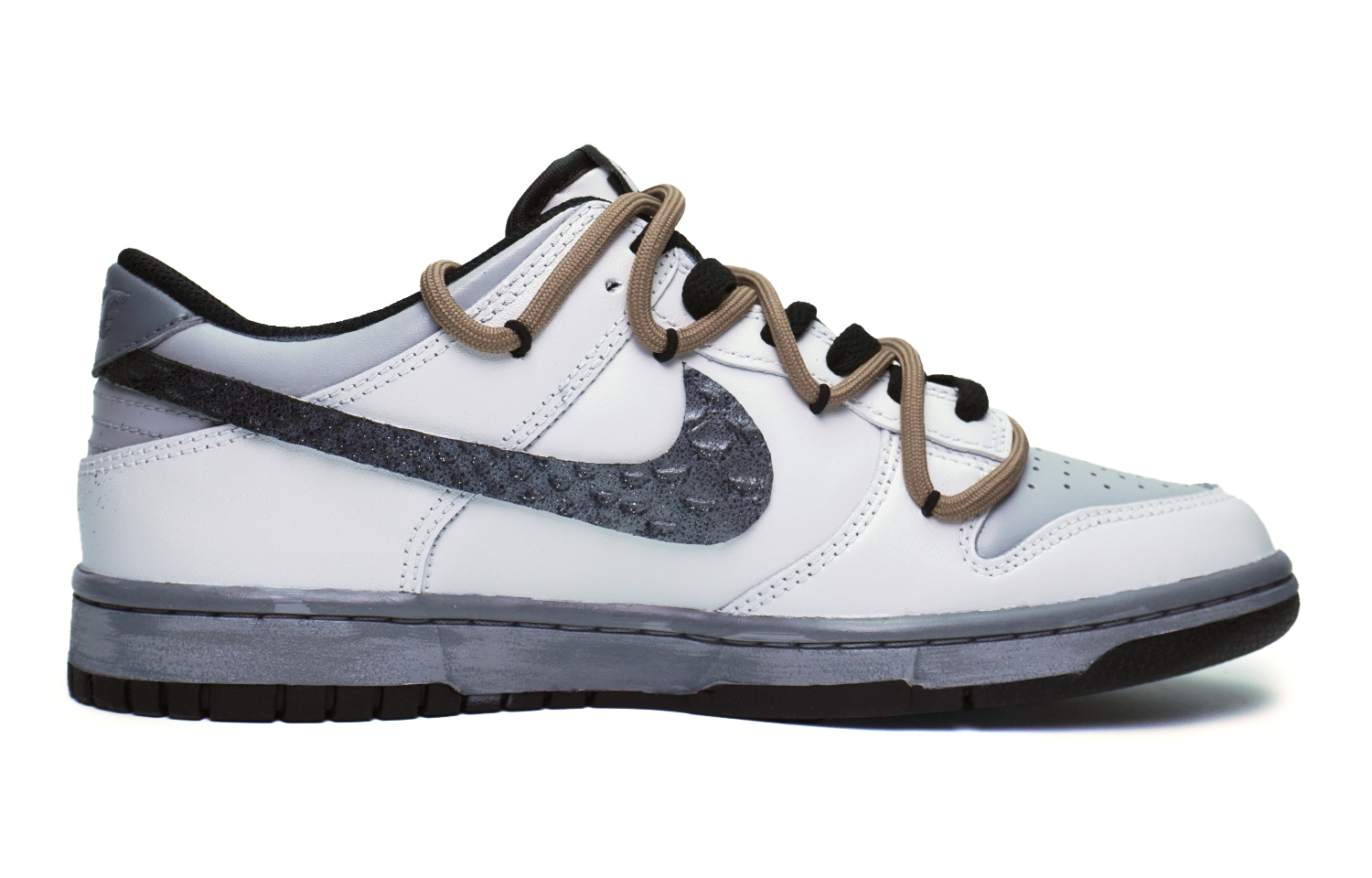 Nike Dunk Snake Skin LOVE Low Top Skateboard Shoes Women's Gray Black купить в интернет-магазине Yoocart с быстрой доставкой по России.