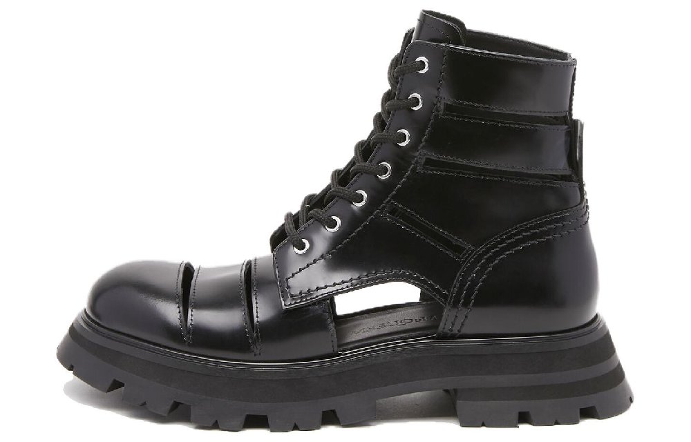 Alexander McQueen Lace-Up Ankle Boots Women's