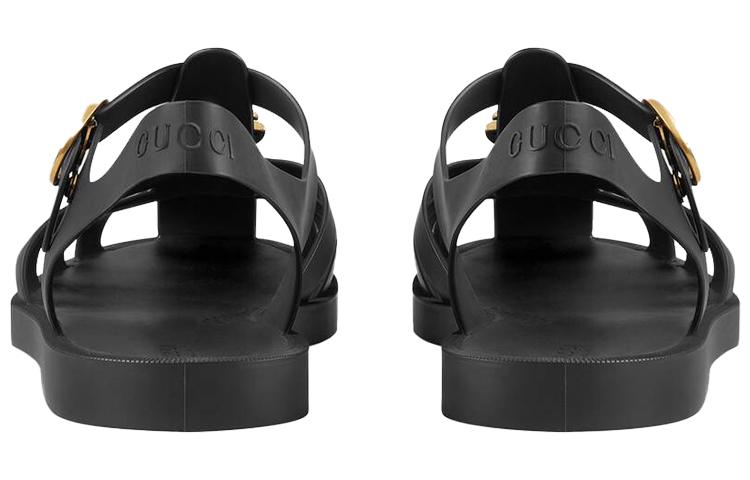 GUCCI Sandal 'Double G Black' купить в интернет-магазине Yoocart с быстрой доставкой по России.