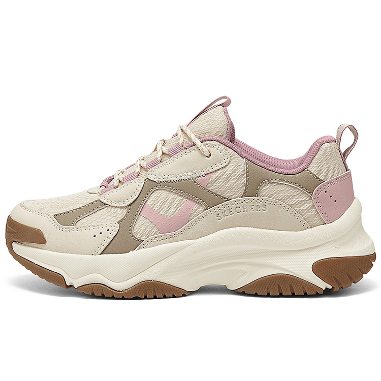 Skechers MOONHIKER Mantle Moon Shoes Low top Chunky Sneakers Women's Pink