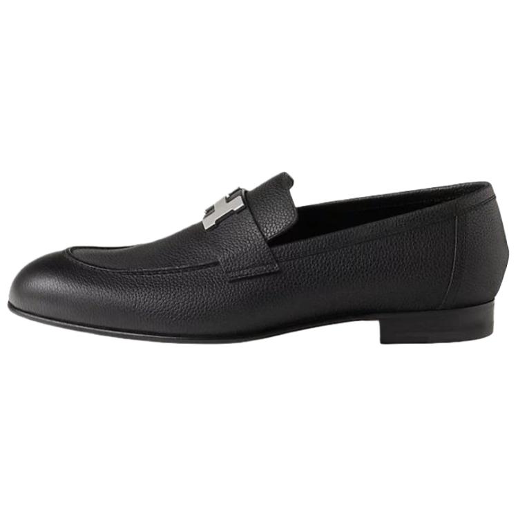 HERMES Paris Casual Shoes Men's Black