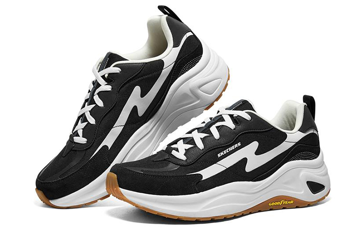 Skechers D'lites Wave 'Black White'