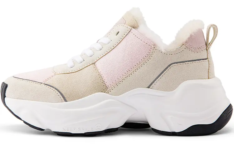 Kappa Abrasion Resistant Thermal Low Top Casual Shoes Women's Heron Feather White