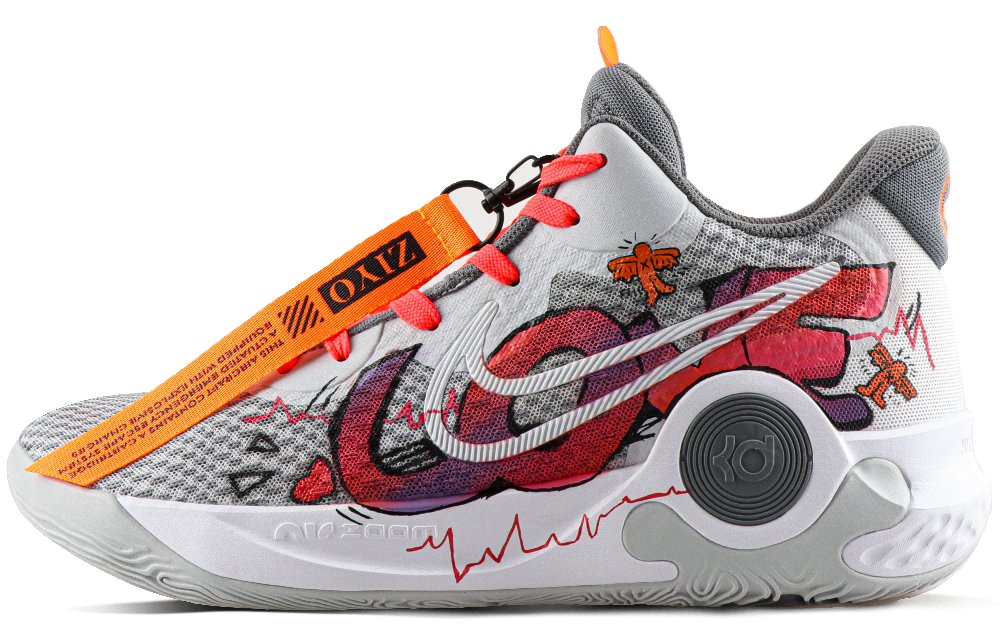 Nike KD Trey 5 IX Anti Slip Wear Resistant Mid Top Basketball Shoes Men's Pink