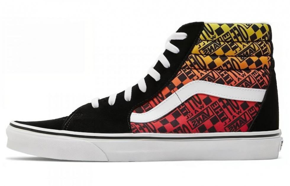 Vans Sk8 Hi Logo Flame