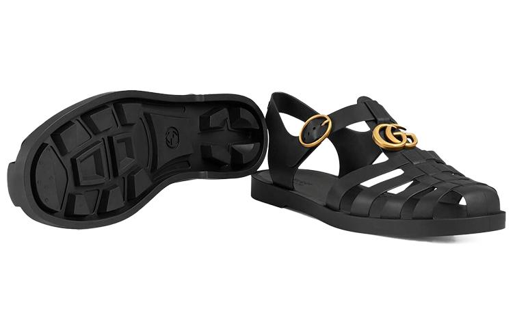 GUCCI Sandal 'Double G Black' купить в интернет-магазине Yoocart с быстрой доставкой по России.