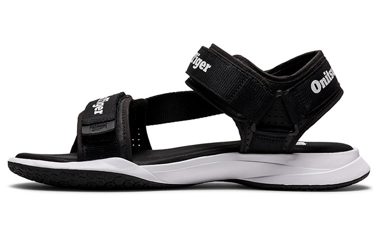 Onitsuka Tiger Ohbori Strap Sandals 'Black White'