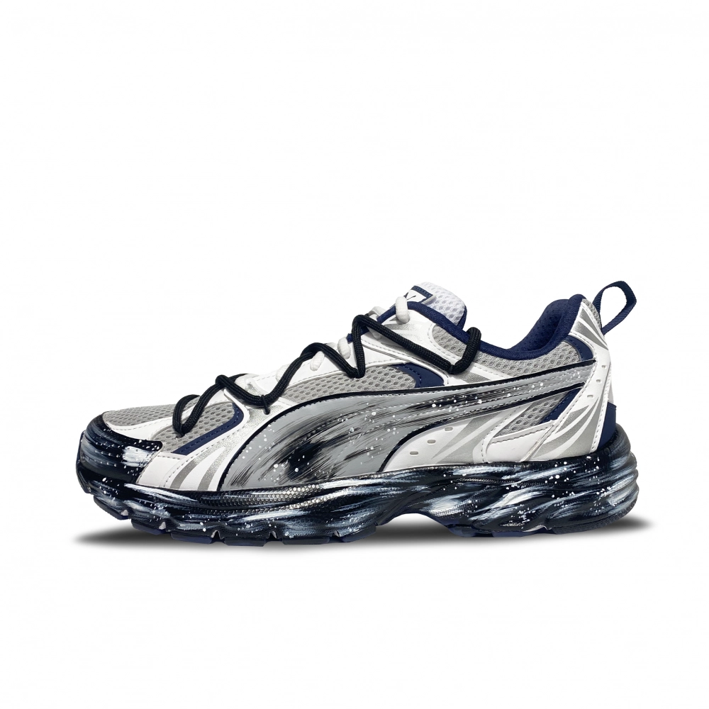 PUMA Milenio Abrasion Resistant Breathable Low Top Casual City Commute Running Shoes Unisex Gray