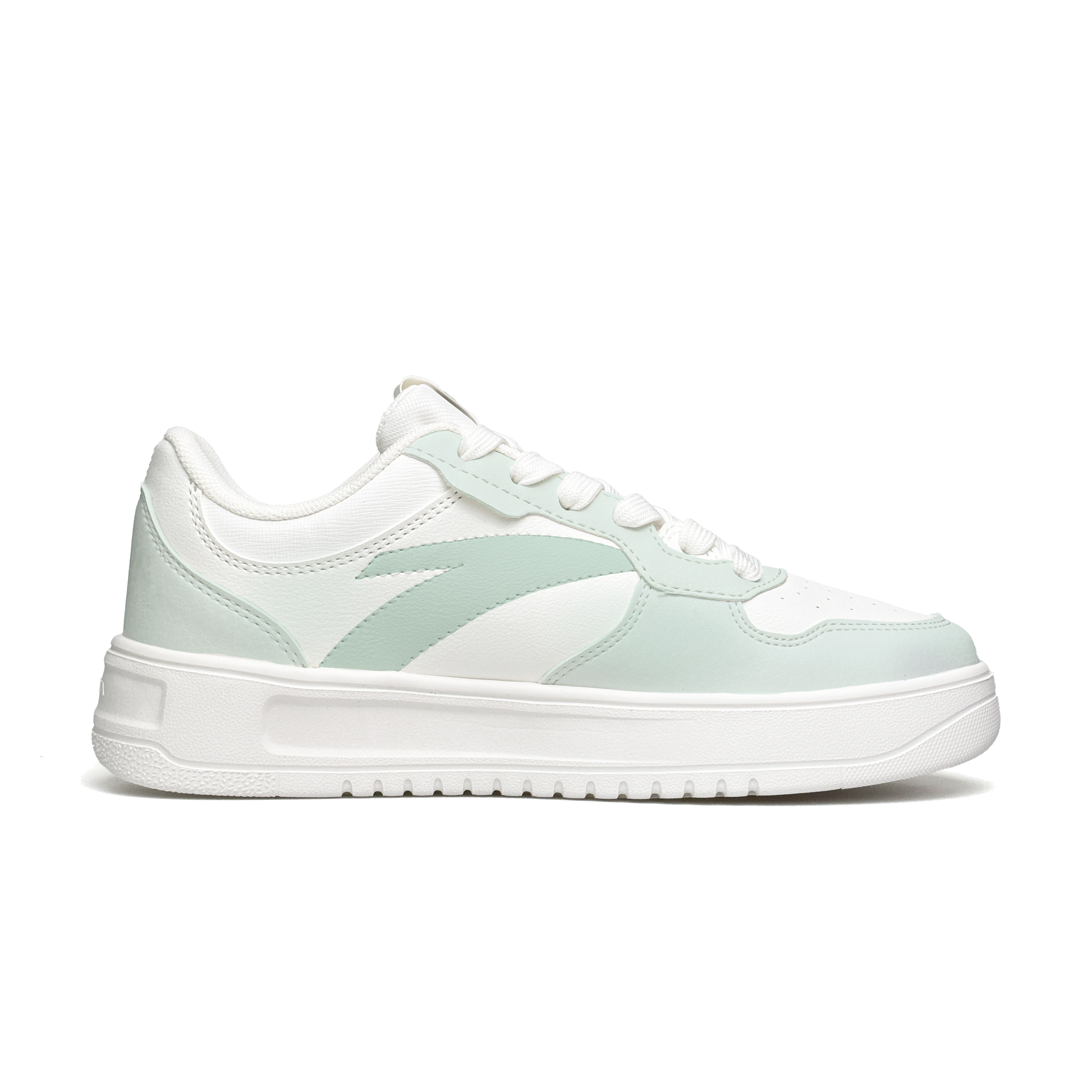 ANTA Relaxed Skateboard Shoes Women's Low top White Green