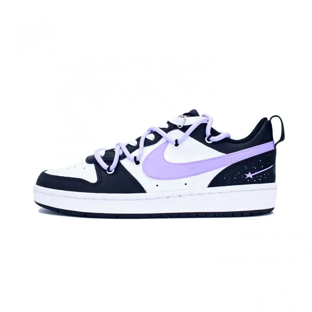 Nike Court Borough Skateboard Shoes Women's Low top White/Purple