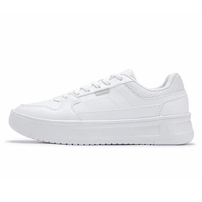 361° Anti Slip Wear Resistant Low Top Skateboard Shoes Women's White