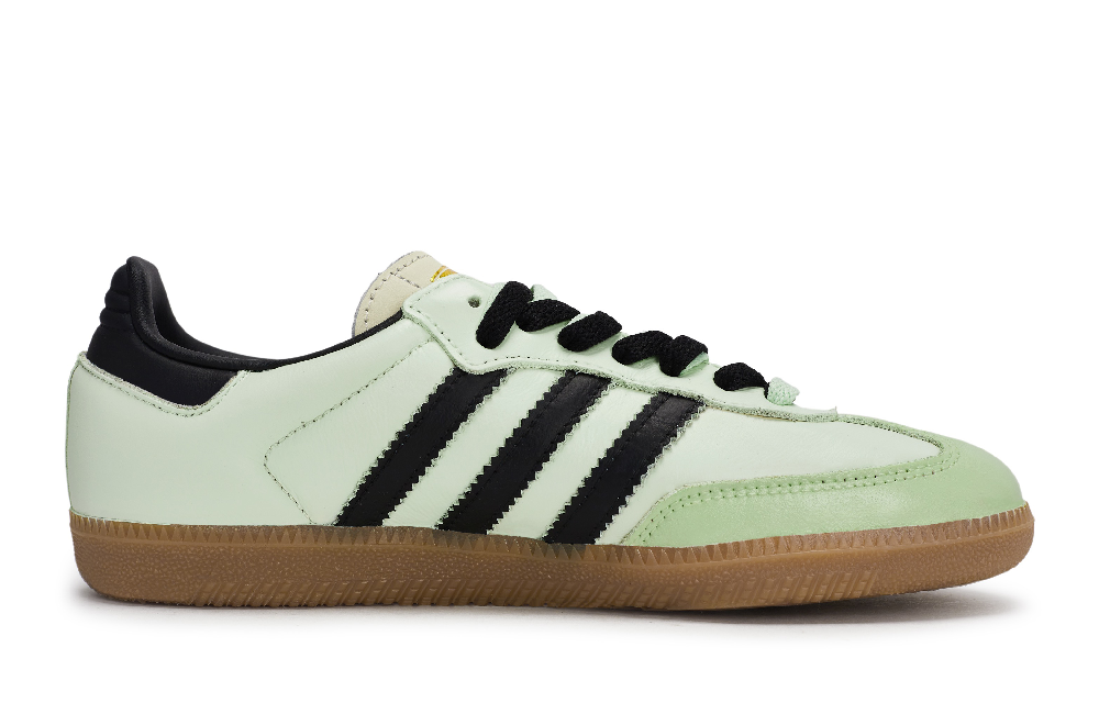 Adidas Originals SAMBA OG Skateboard Shoes Women's Low Top Black/Green