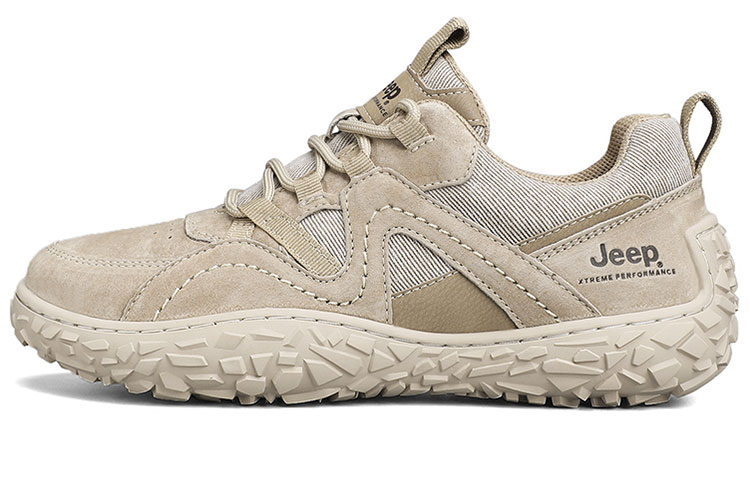 Jeep Abrasion Resistant Low Top Casual Shoes Men's Sand