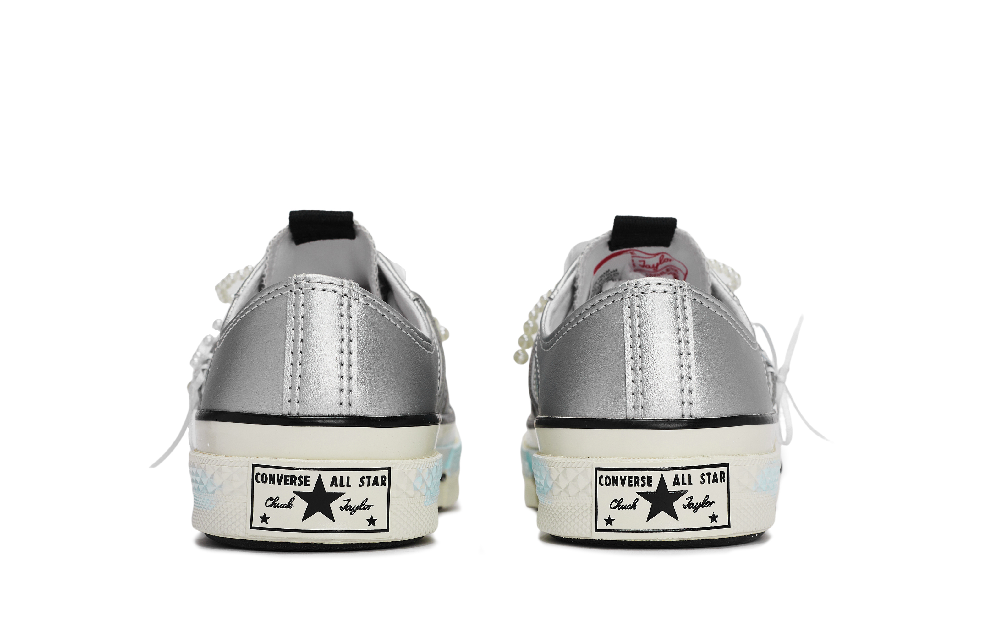Converse 1970s Sea Salt Dream Pearl Abrasion Resistant Low Top Skateboard Shoes Unisex White Blue Silver купить в интернет-магазине Yoocart с быстрой доставкой по России.