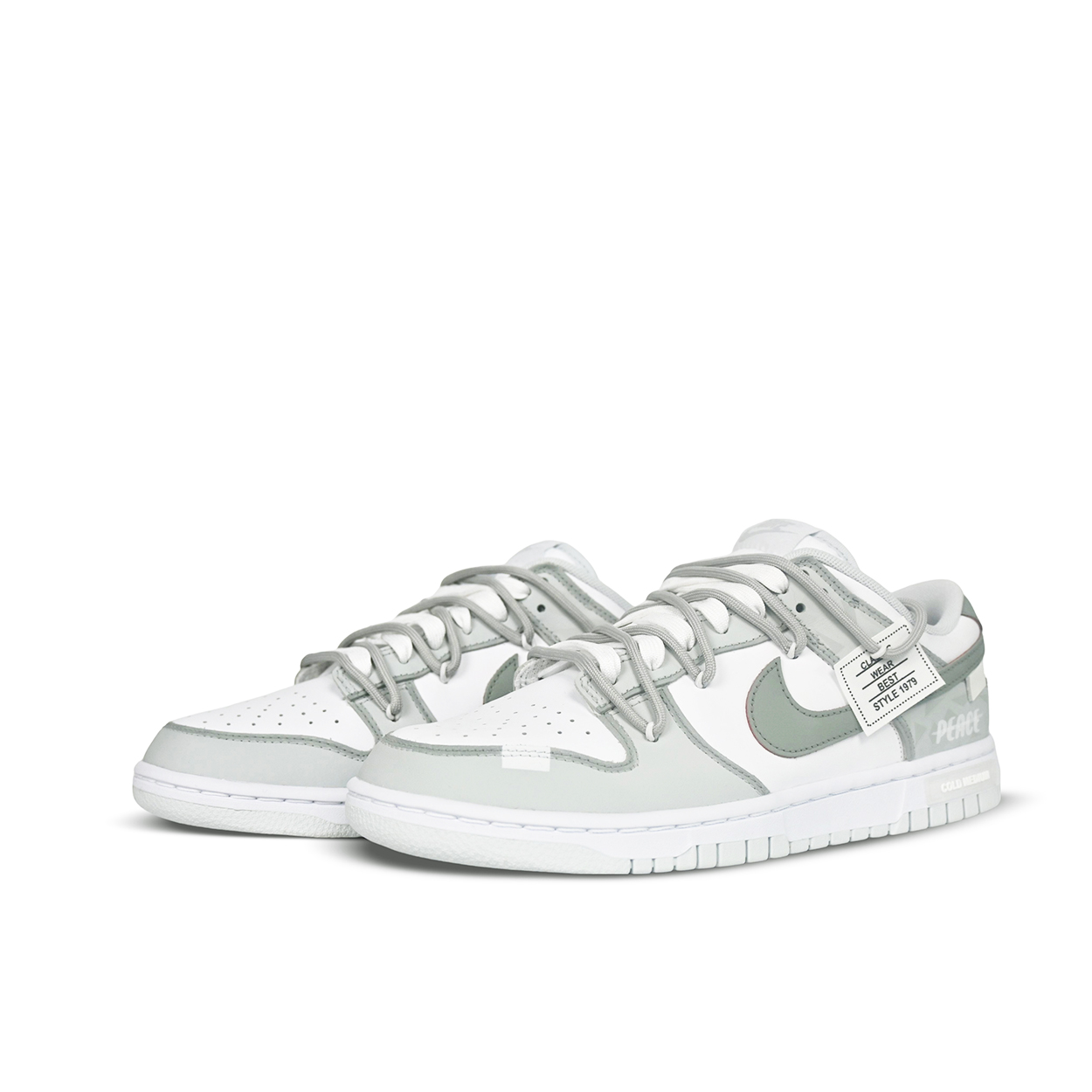 Nike Dunk Low-Top Skateboard Shoes Unisex Gray Green купить в интернет-магазине Yoocart с быстрой доставкой по России.