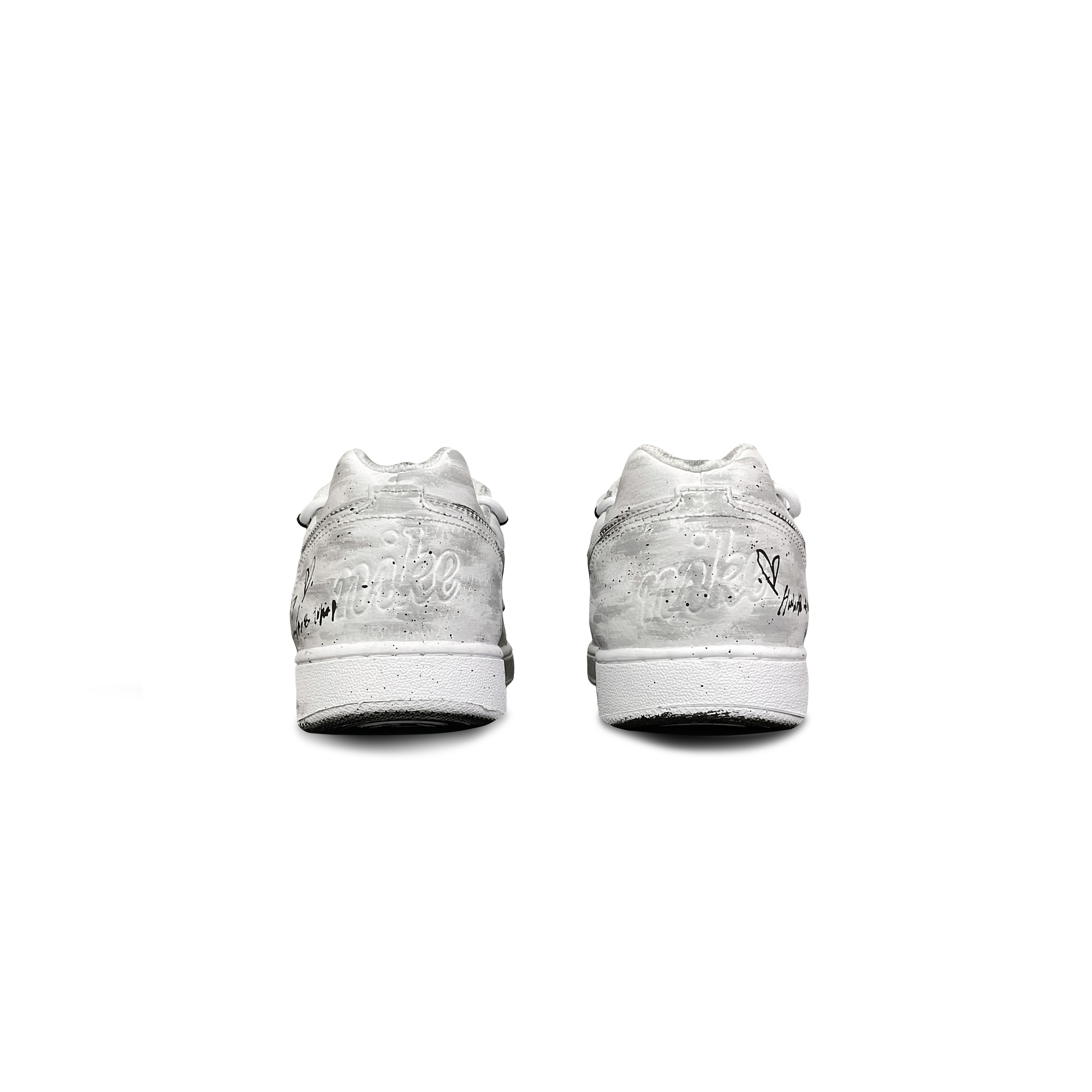 Nike EBERNON Tower Rabbit Coexistence Cushioning, Wear Resistant Low Top Skateboard Shoes Men's Gray White купить в интернет-магазине Yoocart с быстрой доставкой по России.