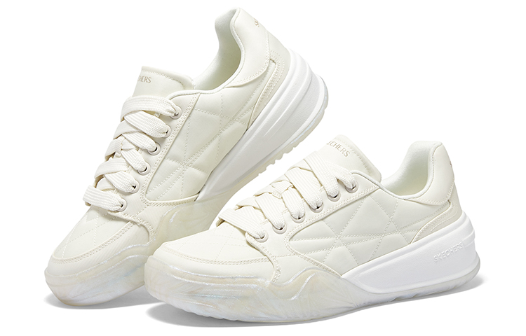 Skechers Anti-Slip Wear-Resistant Low-Top Skateboard Shoes Women's Light Yellow купить в интернет-магазине Yoocart с быстрой доставкой по России.