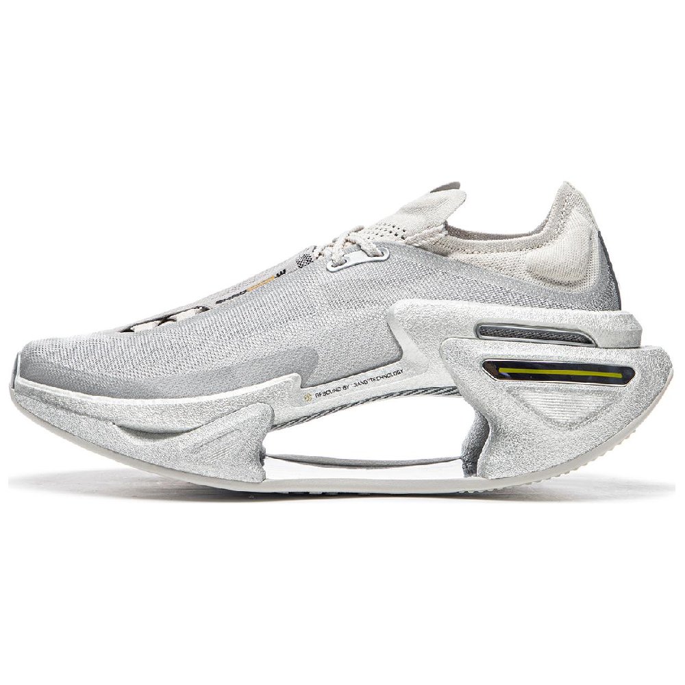 LiNing Shadow 3.0 Cushioned Wear-Resistant Breathable Rebound Low-Top Running Shoes Unisex Silver