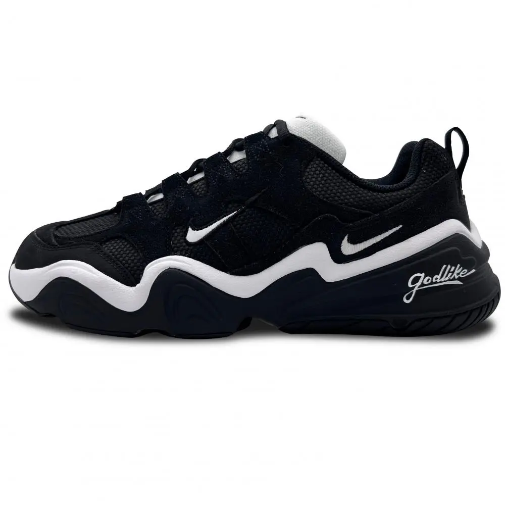 Nike Tech Hera Erosion Cushioning, Wear Resistant Low top Casual Shoes Unisex Black White