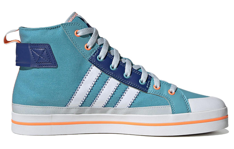 Adidas Neo City Canvas Hi 'Blue White Orange' купить в интернет-магазине Yoocart с быстрой доставкой по России.