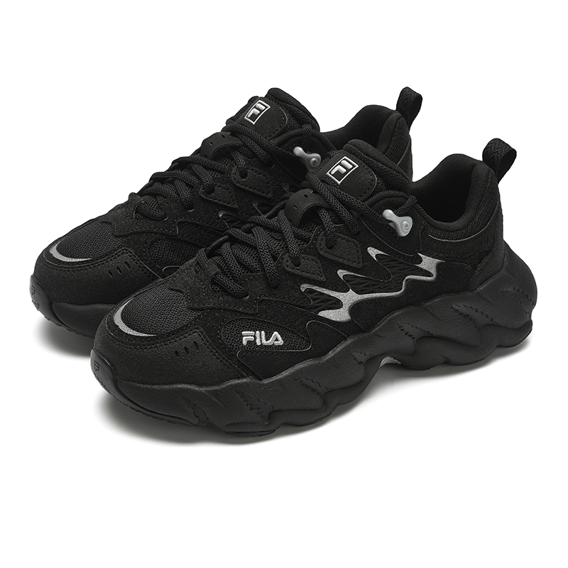 FILA Fern2 Wear-Resistant Slip-Resistant Low-Top Casual Shoes Women's Black