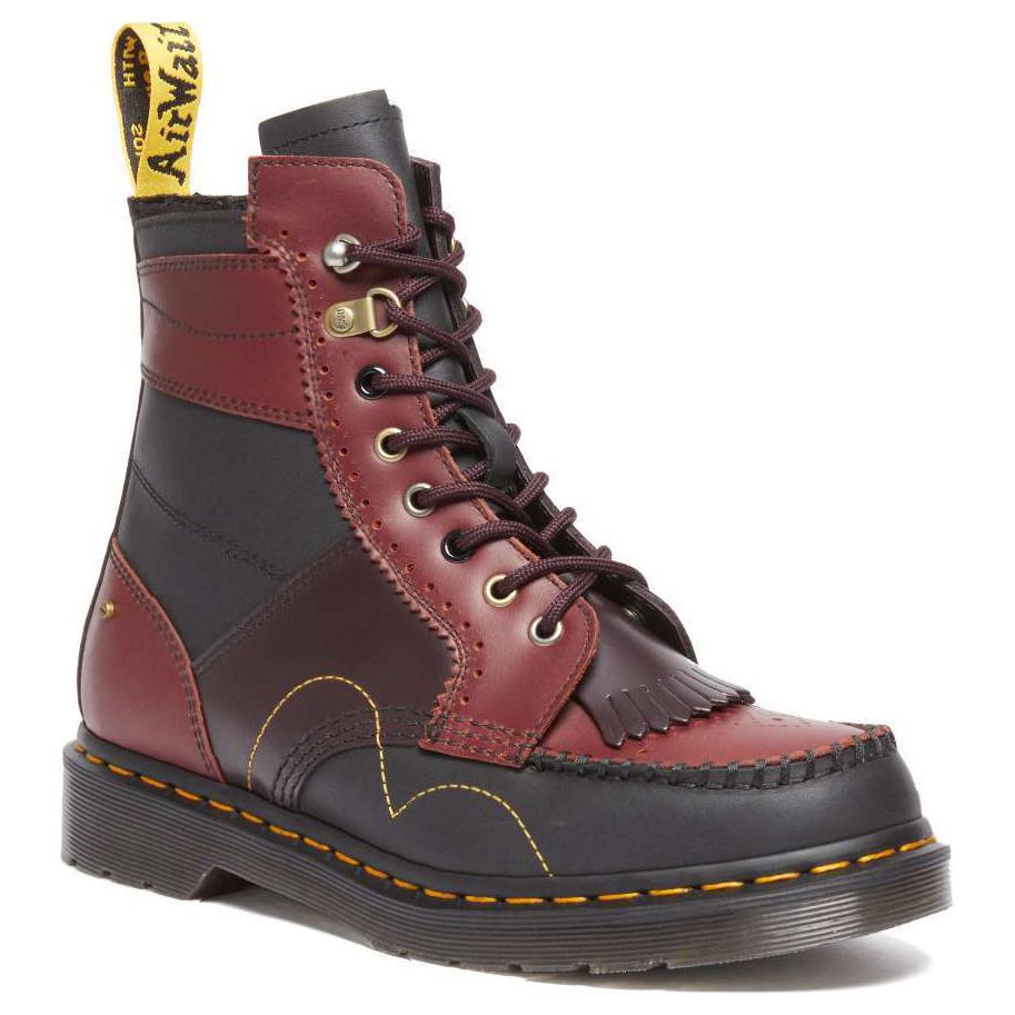 Dr.Martens Short Martin Boot Unisex Black Red