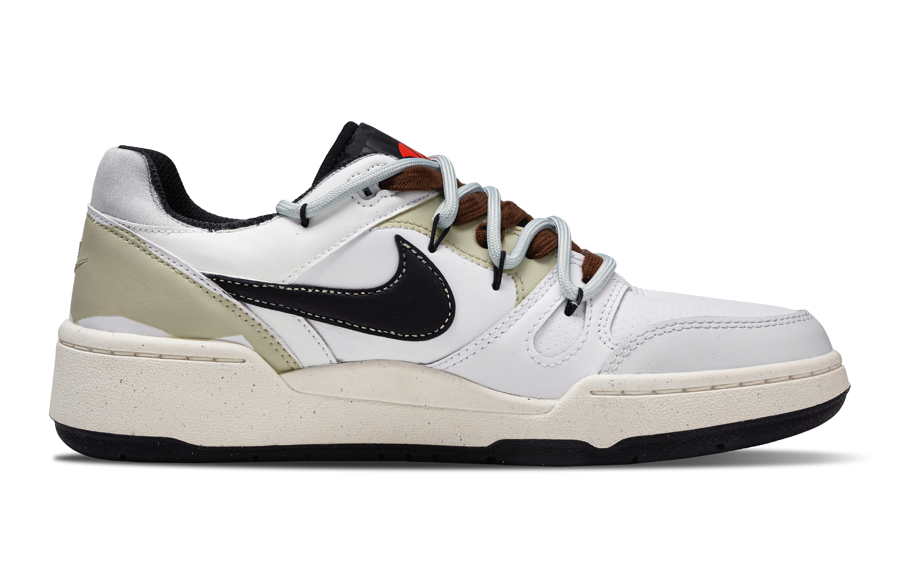 Nike Full Force Moss Green Shade Lightweight And Breathable Low top Skateboard Shoes Unisex Green