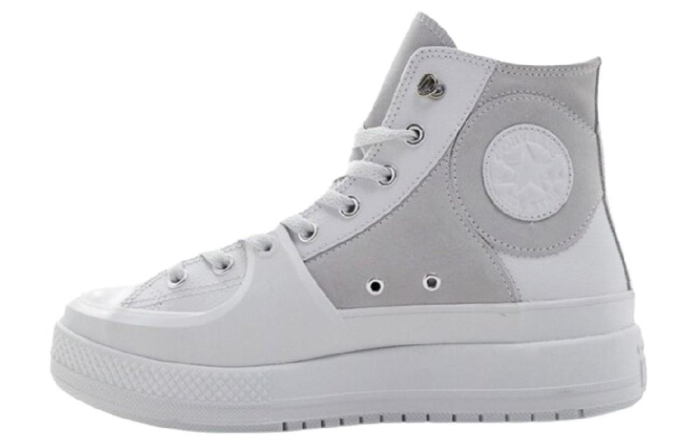Converse High Top Canvas Shoes Unisex White Gray