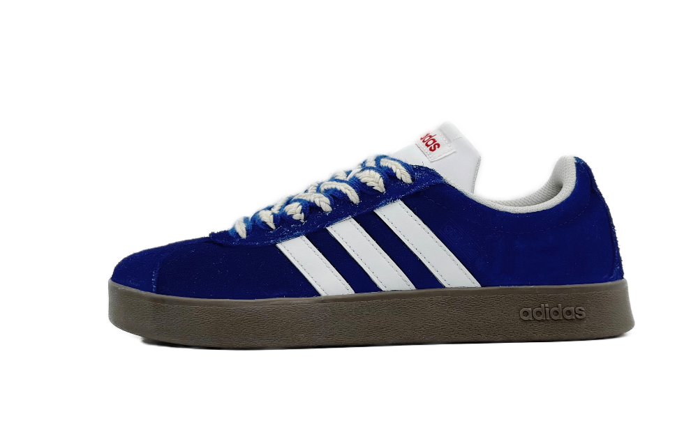 Adidas Neo VL Court 2.0 Anti-Slip Wear-Resistant Low-Top Skateboard Shoes Unisex Blue White