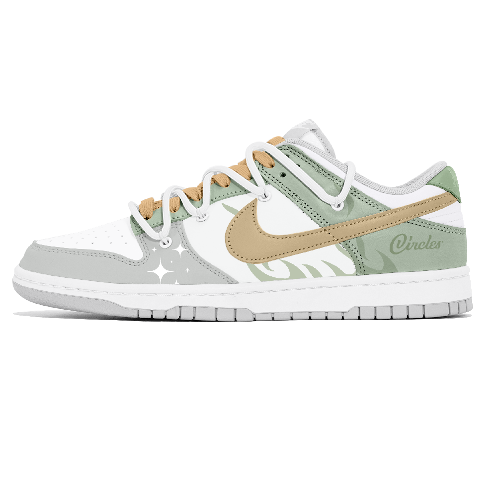 Nike Dunk Lemon Joy Slip Resistant Low top Skateboard Shoes Women's White