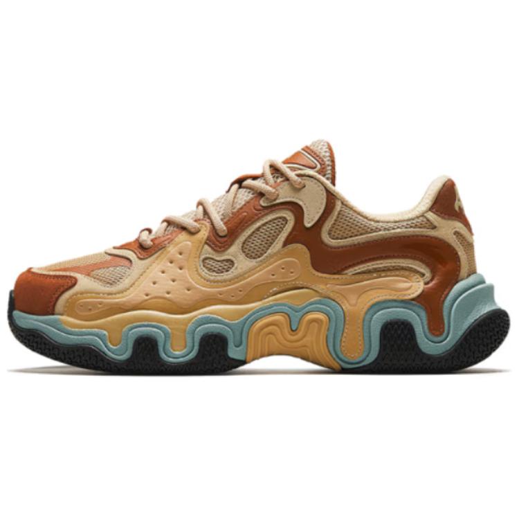 Anta Cushioned Slip-Resistant Low-Top Casual Shoes Men's Tan