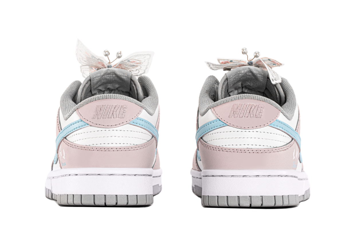 Nike Dunk Slip Resistant Low Top Skateboard Shoes Women's Blue Pink купить в интернет-магазине Yoocart с быстрой доставкой по России.