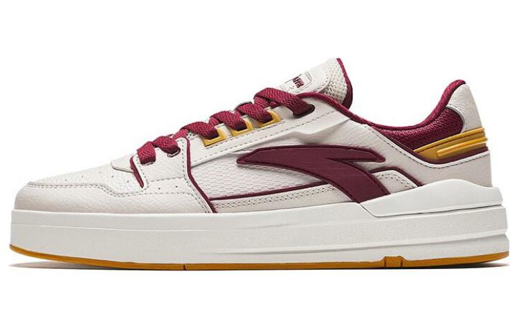ANTA Street Play LITE Skateboard Shoes Men's Low top White/Red
